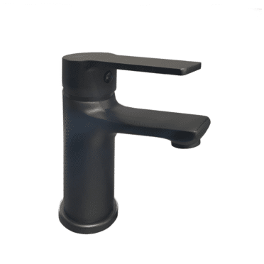 Grifería Lavamanos Bajo Urben Eleos Negro Mate