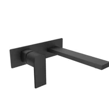 Grifería a Pared para Lavamanos Eleos Black Mate Urben