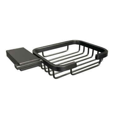 Jabonera Rejilla Eleos Black Mate Urben