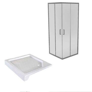 Pack de Receptaculo 70x70 cm y Mampara Esquina Urben