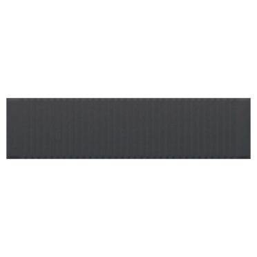 Porcelanato Esmaltado Senses Decor Black Mate 10x40cm