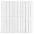 Mosaico Malla Muro Kit-Kat XL Blanco Mate 29.6x28.4 cm