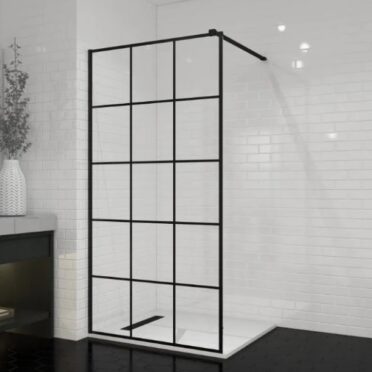 Mampara Fija Gante Black Mate 90x195 cm Urben