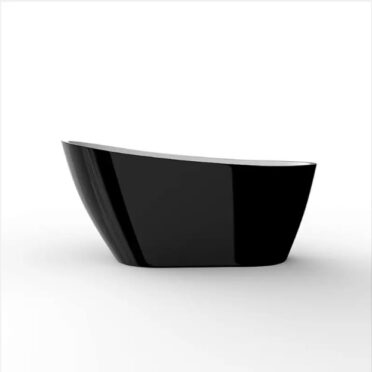 Tina Self Standing Hard Rock Black 170x80x72 cm Urben