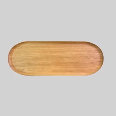 Bandeja Madera Ovalada Natural Medium