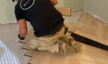 Instalación Piso Herringbone
