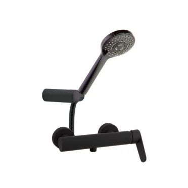 Set Grifería de Ducha Incluye ducha Ramon Soler modelo Alexia Negro Mate