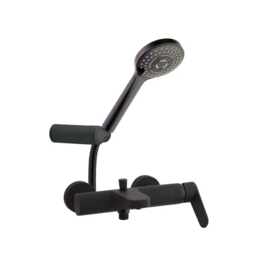 Set Grifería de Tina y Ducha Incluye Ducha Ramon Soler modelo Alexia Negro Mate