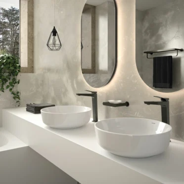 Grifería de Lavamanos XL Ramon Soler Modelo Prisma Grafito