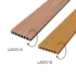 Deck WPC Premium Bicolor Recubierto para Exterior Red Brown - Nut Brown