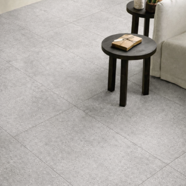 Porcelanato Gres Esmaltado Impresión Digital Cemento 60x120 Dark Grey Rectificado