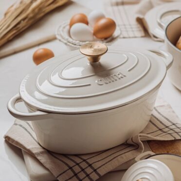 Olla Ovalada 28 cm Ivory