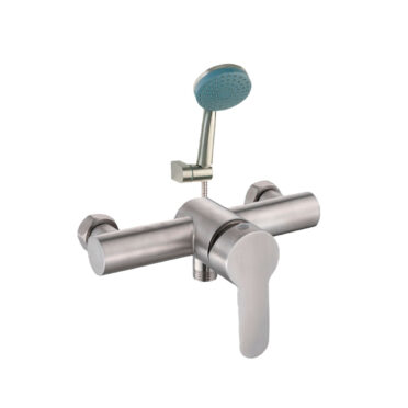 Set Grifería Ducha incluye Ducha Manual Bora Acero Inoxidable Satinado Urben