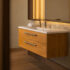 Mueble de Baño Aurora Suspendido Dos Cajones 60 cm ancho con Lavamanos Natural Urben
